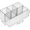 Makeup Brush Organizer for Vanity with 4 Compartments, Cosmetic Storage Container Pencil Holder 2