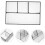 Makeup Brush Organizer for Vanity with 4 Compartments, Cosmetic Storage Container Pencil Holder 3