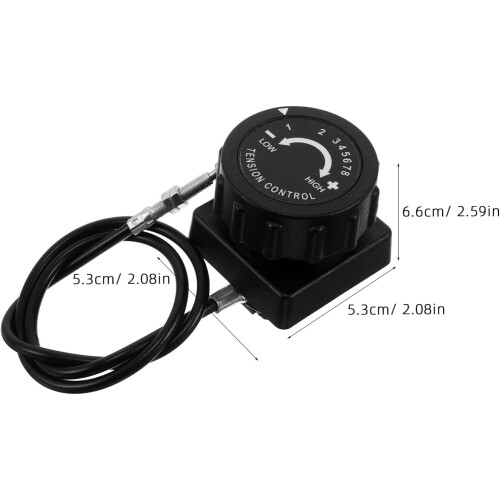 Exercise Bike Resistance Controller 8-Level Micro-Tuning Regulator with 60Cm Line 1