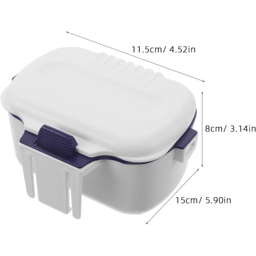 Boîte à vers isolée à double couche avec 2 compartiments pour appâts vivants 1
