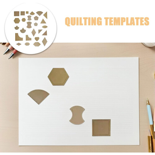 Patchwork Template Set Acrylic Quilting Ruler Sewing Tools for DIY Craft Projects Cutting Templates 2