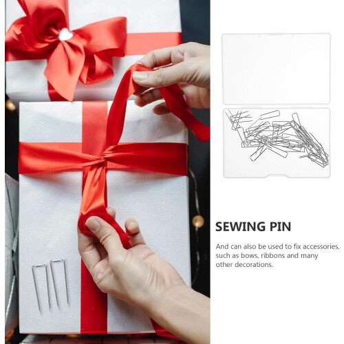100pcs U-Shaped Patchwork Needle Stainless Steel Cloth Locating Needle Sewing Accessories 2