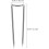 100pcs U-Shaped Patchwork Needle Stainless Steel Cloth Locating Needle Sewing Accessories 8