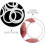 50pcs White Plastic Macrame Hoops 5cm para DIY Dreamcatcher Crafting e Wreath Making Supplies 8