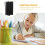 24pcs Black Wooden Hb Pencils with Eraser Tips, Solid Handheld Writing Pencils and Students 4