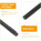 24pcs Black Wooden Hb Pencils with Eraser Tips, Solid Handheld Writing Pencils and Students 7