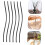 100pcs Aromatherapy Stick Curved Diffuser Sticks for Home Office Essential Oil Diffusion 8