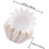100 Einweg-Papierförmchen für Cupcakes, weiße Muffinförmchen, formstabil 2