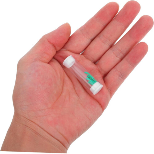 5pcs Visible Ear Wax Remover Tips Silicone Ear Spoon Replacement Safe Reusable Green 2