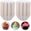 100 Einweg-Papierförmchen für Cupcakes, weiße Muffinförmchen, formstabil 8