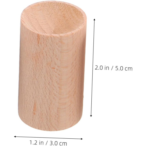 Ensemble de 5 diffuseurs d'huiles essentielles en bois de hêtre (petits cylindres) 1