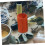 5-delige aromatherapie diffuser set van hout: kleine etherische olie diffuser cilinders van beukenhout. 4
