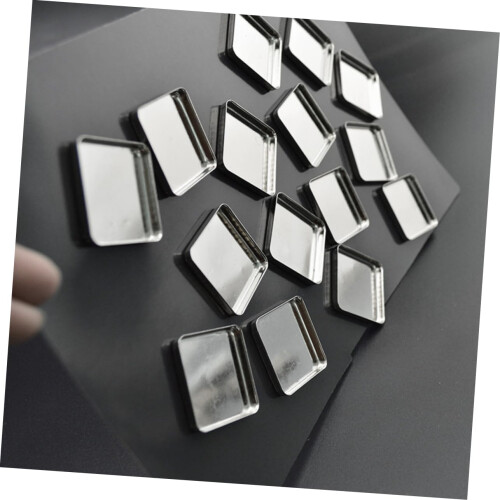 Metal Pans for Eyeshadow and Blusher 56pcs Empty Square 26x26x5mm 1