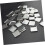 Metal Pans for Eyeshadow and Blusher 56pcs Empty Square 26x26x5mm 3