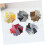 5 Packs Small Handmade Cotton Fabrics Colorful Printed Patchwork Squares 25x25cm 3