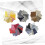 5 Packs Small Handmade Cotton Fabrics Colorful Printed Patchwork Squares 25x25cm 5