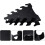 5-Tier Dumbbell Holder Stand with Large Leaf Design, Hand Weights Storage Rack 8