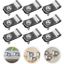100 Stück robuste Metall-Viehzaunclips, Drahtzaunclips für Haustierkäfige und Gartenkäfige