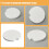 Sublimation Ceramic Blanks Easy Cleaning 24pcs Round Shape Protect Car Cup Holders 5