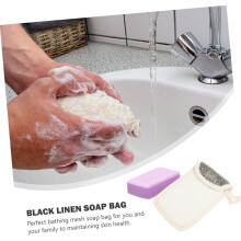 8 Stück Seifenbeutel, Bade-Peeling-Schaumbeutel aus Netzgewebe für die Dusche, Seifenaufbewahrungsbeutel, Schaumbeutel