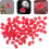 100Pcs Silicone Heart Star Shape Earring Backs Secure Locking Replacement Ear Jewelry Backs 7