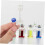 100pcs Tiny Glass Jars Lids Empty Vials Small Glass Bottle Sampling Vials for Craft Projects 8