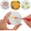 24 Pcs Ceramic Car Coasters Round Sublimation Blanks with Non-Fade Surface 3