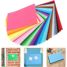 40barevné plstěné archy, obdélníkové řemeslné látky pro šití, DIY projekty, netkaná plsť, objem 30x20cm