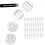 100pcs 1ml Mini Perfume Sample Bottles Glass Refillable Cosmetic Sub Bottles 7