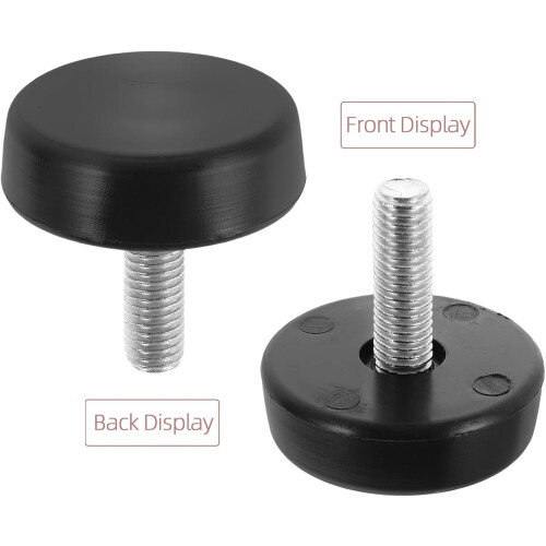 8Pcs Adjustable Treadmill Feet Pads M10 Mounting Screws with Vibration Isolation 2