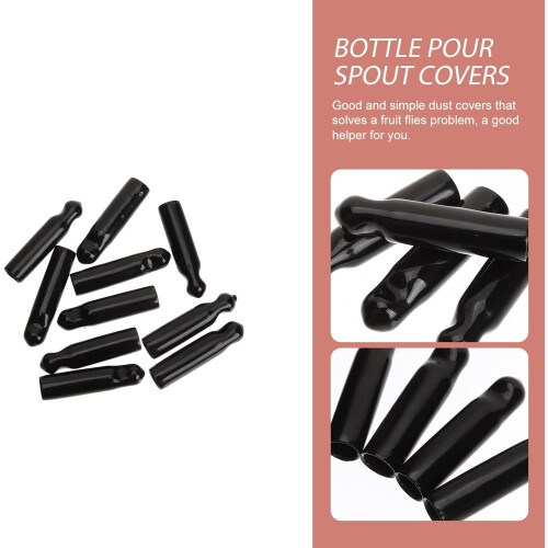 50pcs Wine Pourer Dust Cap Small Pour Spout Covers Practical Pourer Covers 2