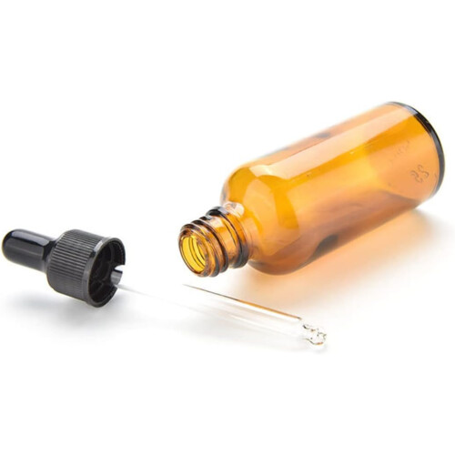 8 st 30 ml bruna glasflaskor med eteriska oljor och svarta dropplock, små parfymflaskor 2