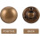 100pcs Metal Copper Buttons for Jeans Coat DIY Sewing Buttons Retro Pattern Set 4