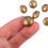 100pcs Metal Copper Buttons for Jeans Coat DIY Sewing Buttons Retro Pattern Set 7