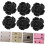 8pcs Ceramic Rose Handle Cabinet Pull Handle Modern Style Drawer Knobs 5
