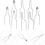 8pcs Metal Wood Burning Tool Replacement Tips for Fine and Large Scale Rendering, Silver Wire Tips Compatible 5