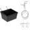 101pcs Pegboard Hook Set Trays Display Rack for Organizing Tools and Equipment Easy to Install 7