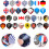 90pcs Wing Game Toy Suit Darts Accessories Assorted Color PVC Hard Material Practical Features 8