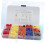 204pcs Electrical Wire Connector Set Screw Terminals Spring Insert Nuts Caps for Car Wiring Assortment Kit 6