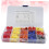 204pcs Electrical Wire Connector Set Screw Terminals Spring Insert Nuts Caps for Car Wiring Assortment Kit 7