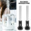 8pcs Humidifier Cotton Stick Replacement with Plastic Stand, Pure Cotton Filter Wicks 3