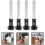 8pcs Humidifier Cotton Stick Replacement with Plastic Stand, Pure Cotton Filter Wicks 8
