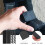 Strisce adesive biadesive con supporto super resistente, 50 pezzi, in nylon nero, nastro a strappo resistente 6