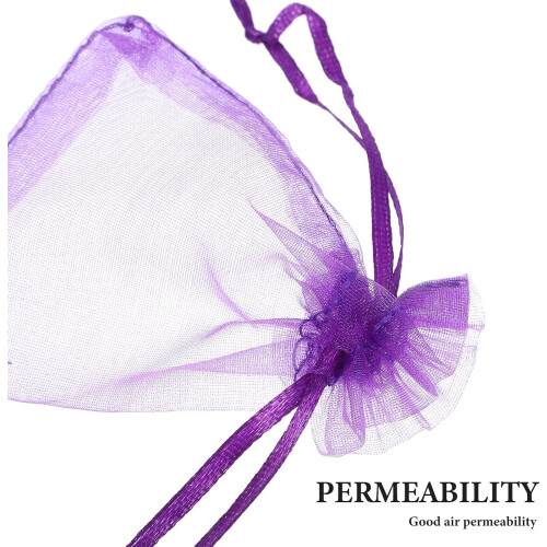 Bustine per confezioni di lavanda, vuote, con coulisse, 100 pezzi 2