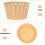 50 Stück Backzubehör, Backförmchen, Einweg-Cupcake-Förmchen aus dickem Papier 7