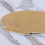 Bases de bolo de mousse de papel do bolo do círculo dourado de 200pcs 6