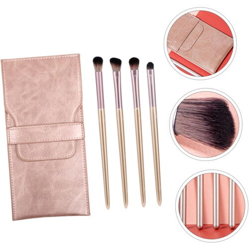 2pcs Eyeshadow Brush Portable Eyebrow Versatile Makeup for Eye Shadow Application Cosmetic Brush for Foundation 2