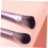 2pcs Eyeshadow Brush Portable Eyebrow Versatile Makeup for Eye Shadow Application Cosmetic Brush for Foundation 4