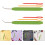 Crochet Loom Knitting Hooks Plastic Eye Sewing Needles Ergonomic Handle 7