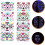 8 Sheets Fluorescent Halloween Stickers Temporary Face Body Decals 2